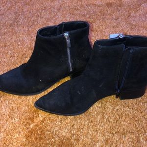 Black ankle boots